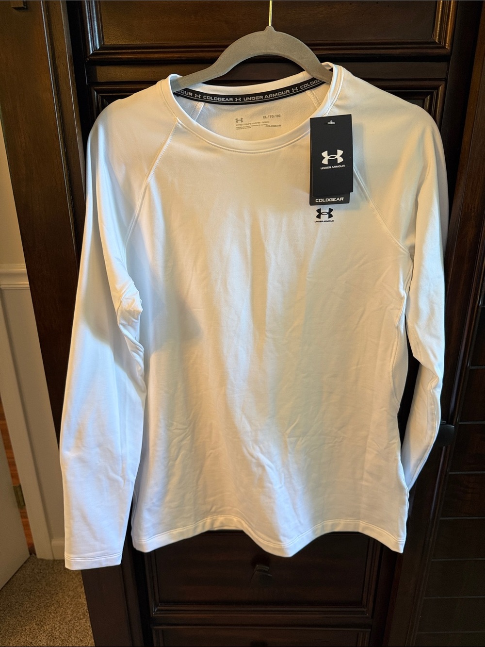 Under Armour Women's White ColdGear Long Sleeve Performance Top